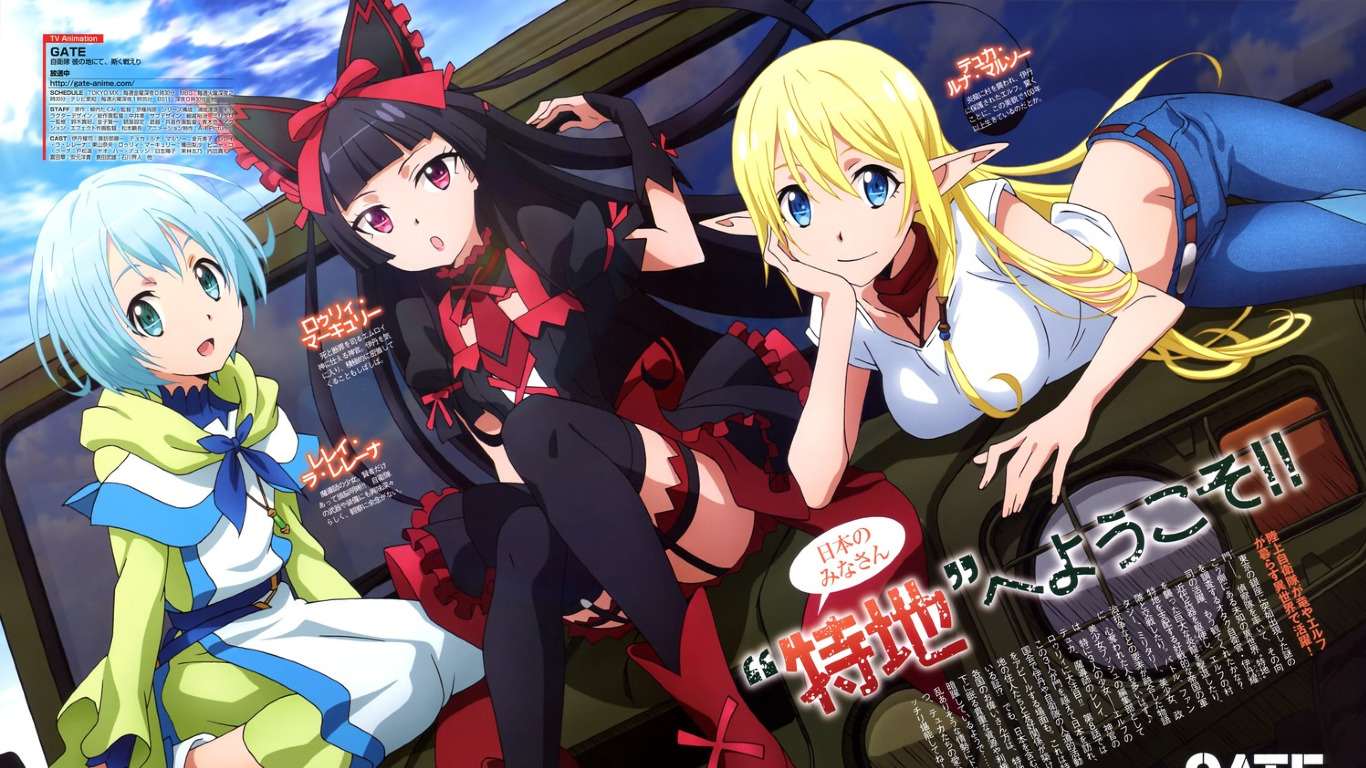 Gate Anime Dual Audio 480p 720p 1080p BluRay Download