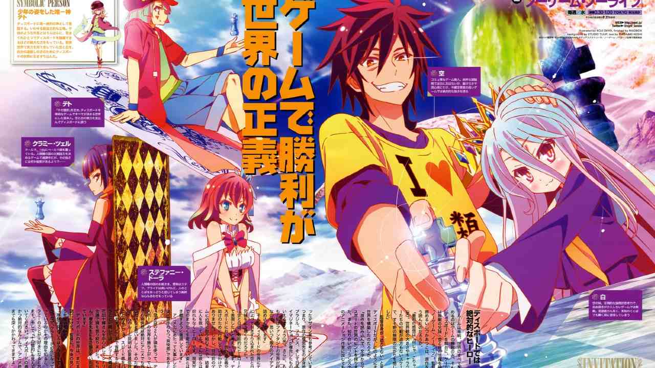 No Game No Life Anime Complete Series+Movie Zero Dual Audio  English/Japanese