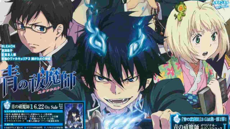 Blue Exorcist (Season 1-5 + Movie + OVAs + Special) 1080p Dual Audio HEVC